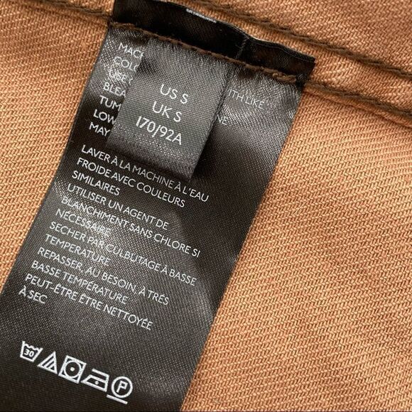 Free People Snake print trucker jacket brown and black oversized size small - Picture 8 of 10